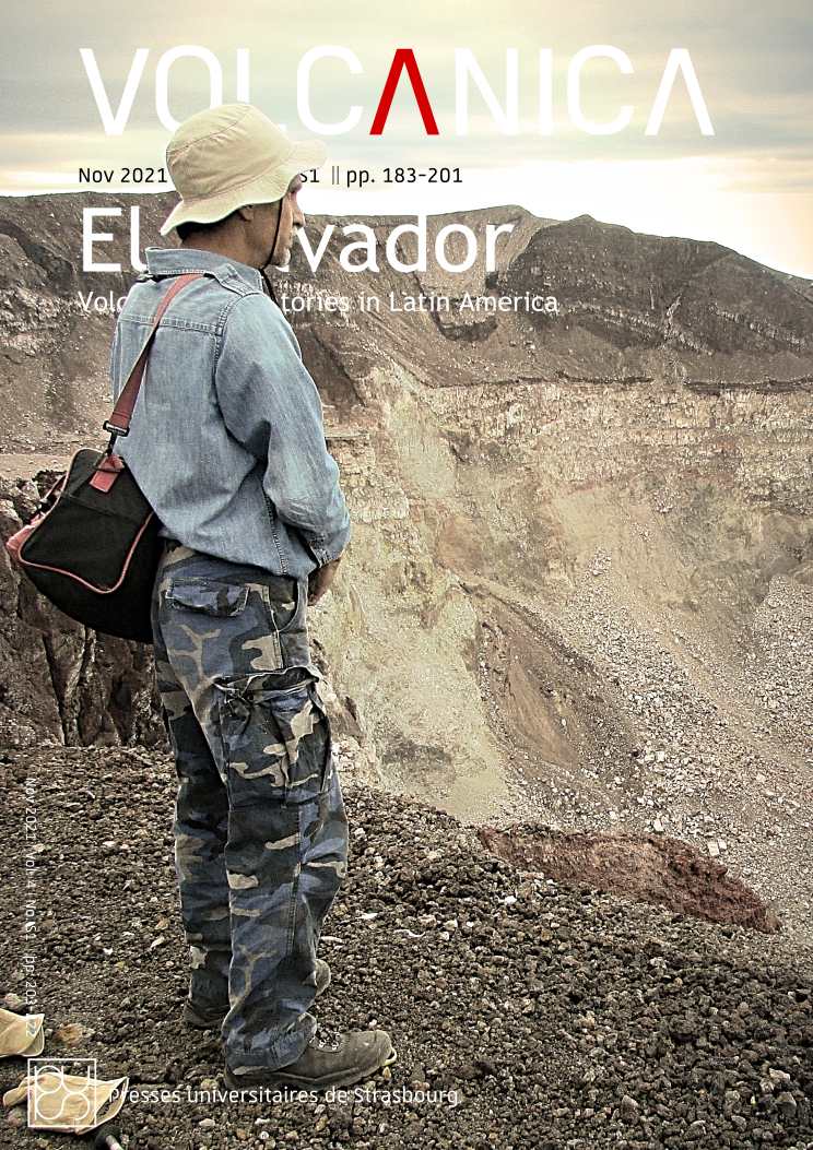 The late Eduardo Gutiérrez looks over the crater of San Miguel volcano, El Salvador. Photo courtesy of  Rodolfo Castro/MARN.